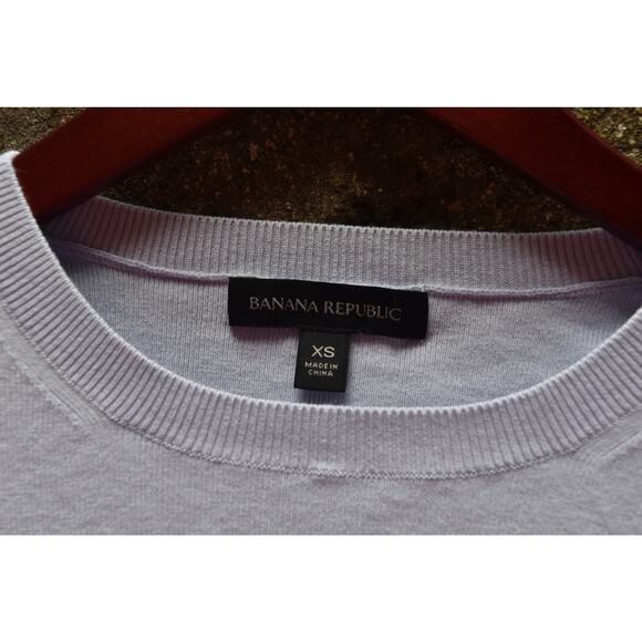 Banana Republic Lilac Ruffle Sleeve Knit Top - XS - Picture 4 of 4